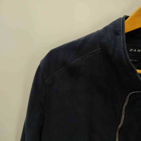 ザラマン ZARA MAN フルジップ スムース ブルゾン ジャケット メンズ import:L