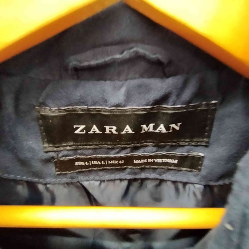 ザラマン ZARA MAN フルジップ スムース ブルゾン ジャケット メンズ import:L