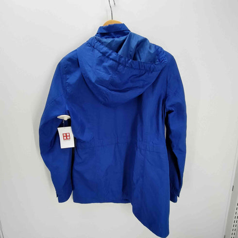 ランズエンド LANDS END リップストップ ポリ フーデット カバーオール ジャケット 撥水 レディース import:M
