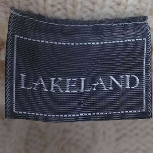 レイクランド Lakeland クロップド ケーブルニット レディース import:M