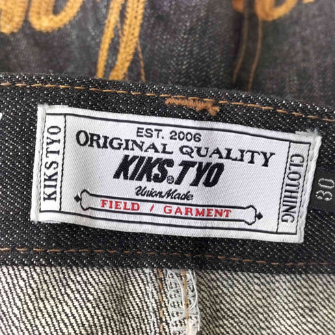 キックスティーワイオー KIKS TYO バックステッチデニムパンツ チェーンステッチ メンズ 30