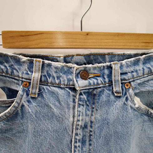 リーバイス Levis 90S 505 オレンジタブ ダメージ クラッシュ デニム パンツ メンズ W33L32