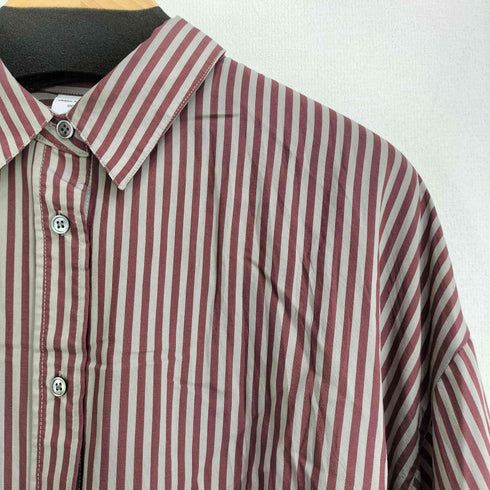 アーバンリサーチドアーズ URBAN RESEARCH DOORS 25AW ストライプオーバーシャツ レディース JPN:M