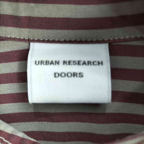 アーバンリサーチドアーズ URBAN RESEARCH DOORS 25AW ストライプオーバーシャツ レディース JPN:M