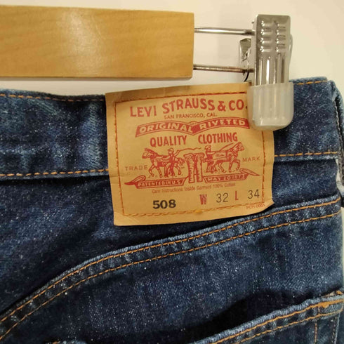 リーバイス Levis 00S 508-0201 ジップフライ ストレート デニム パンツ 濃絹 2001年製 メンズ W32L34