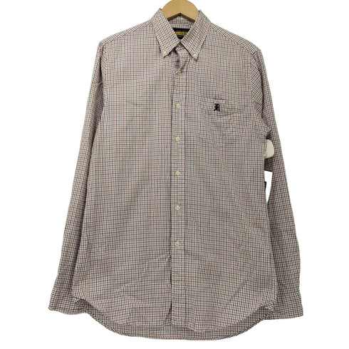 ラグビーラルフローレン Rugby Ralph Lauren マチ付 三点留め ワンポイント チャック ボタンダウン シャツ メンズ import:S