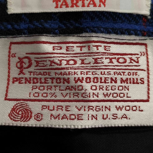 ペンドルトン PENDLETON ATUTHENTIC MORGAN TARTAN USA製 タータンチェック ウール ラップスカート レディース 6