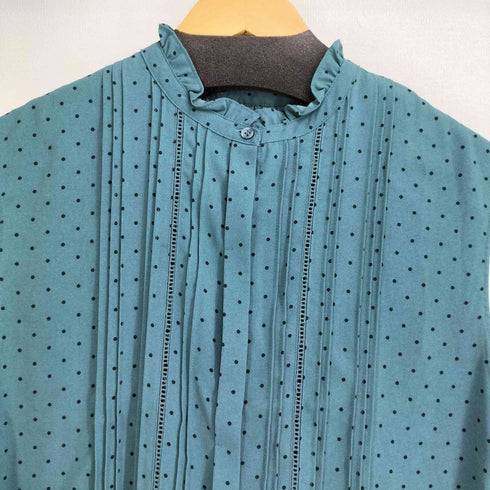 ナチュラルビューティーベーシック NATURAL BEAUTY BASIC ドットピンタックブラウス レディース JPN:M