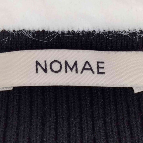 NOMAE チェーンカラーZIPニットワンピース レディース FREE