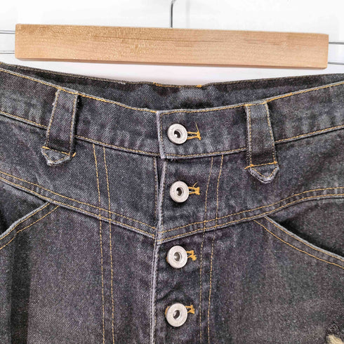 BALLSY.BROTHERS Distressed Washed Wide Denim Pants メンズ JPN:M