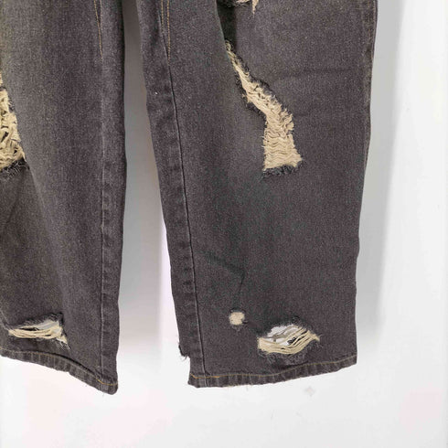 BALLSY.BROTHERS Distressed Washed Wide Denim Pants メンズ JPN:M