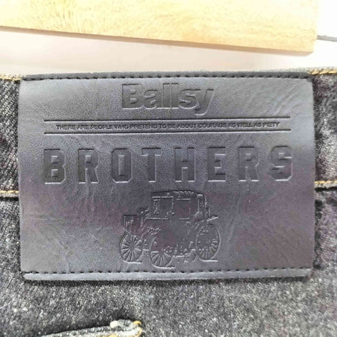 BALLSY.BROTHERS Distressed Washed Wide Denim Pants メンズ JPN:M