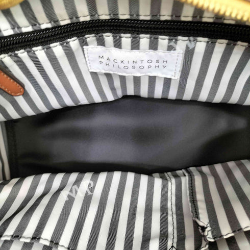 マッキントッシュフィロソフィー MACKINTOSH PHILOSOPHY ナイロン レザー切替 2WAY ハンドショルダーバッグ レディース