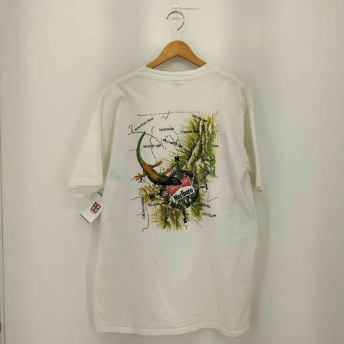 マルボロ Marlboro 90s USA製 シングルステッチ ワンポイントロゴ コットン半袖クルーネックTシャツ メンズ ONE SIZE