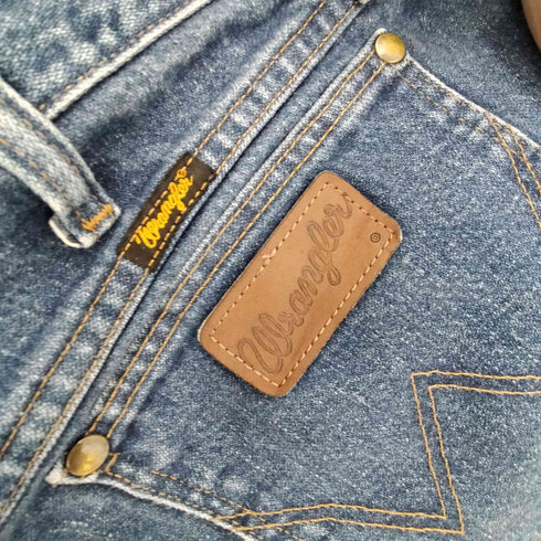 ラングラー Wrangler 90-00S 47MWZ REGULAR FIT メキシコ製 ブーツ 刻印 ジップフライ カウボーイ ストレート デニム パンツ ビックサイズ メンズ 38×32
