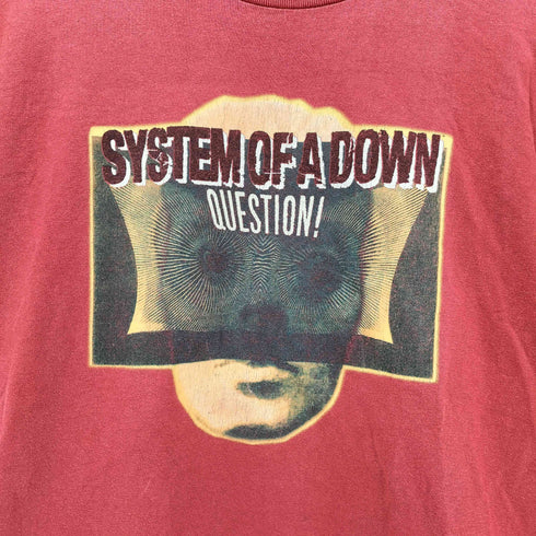 アルスタイル alstyle 00S QUESTION ニューメタル バンド グラフィック プリント S/S クルーネック Tシャツ メンズ import:L