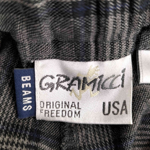 グラミチ GRAMICCI 別注 チェック柄 ユーティリティパンツ メンズ JPN:M