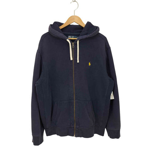 ポロバイラルフローレン Polo by RALPH LAUREN 90s ポニー刺しゅう ジップパーカー メンズ xxl