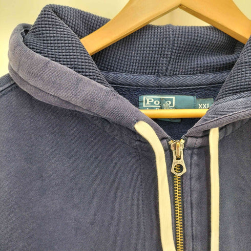 ポロバイラルフローレン Polo by RALPH LAUREN 90s ポニー刺しゅう ジップパーカー メンズ xxl