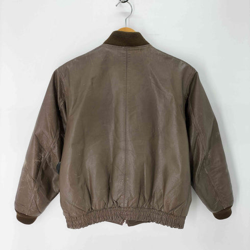CASUAL LEATHER 牛革 レザーブルゾンジャケット メンズ import:M