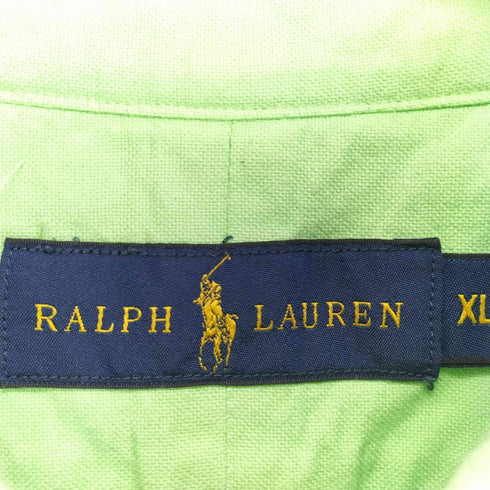 ラルフローレン RALPH LAUREN ポニー刺繍S/S ボタンダウンシャツ メンズ XL