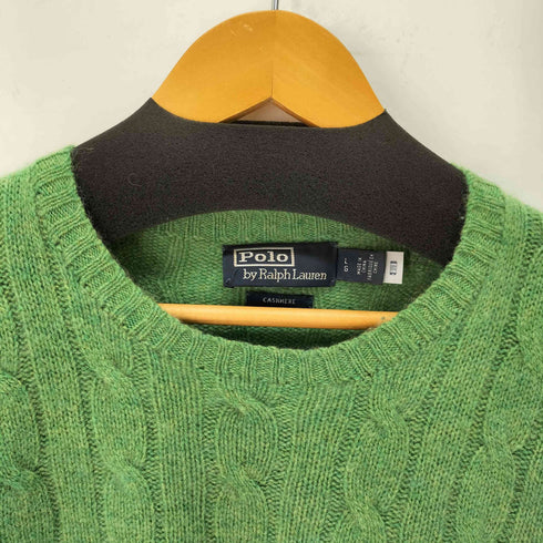 ポロバイラルフローレン Polo by RALPH LAUREN CASHMERE カシミヤ100% アイコニック ケーブル ニット セーター メンズ import:L