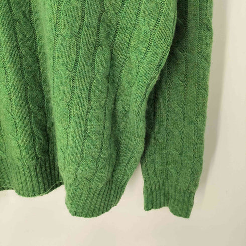 ポロバイラルフローレン Polo by RALPH LAUREN CASHMERE カシミヤ100% アイコニック ケーブル ニット セーター メンズ import:L