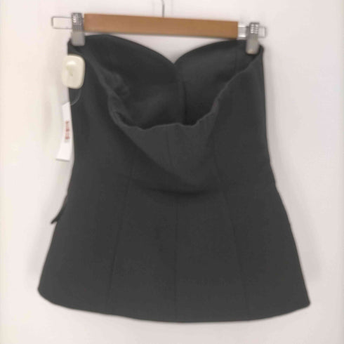 ザラ ZARA コントラストサテンビスチェ レディース import:XS