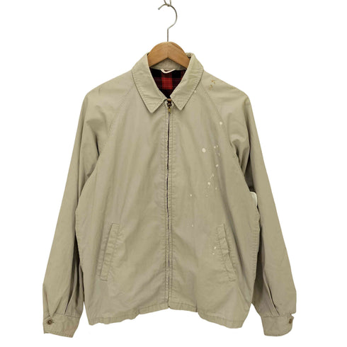 60s green western 裏地チェック スウィングトップ ジャケット TALON ジップ メンズ