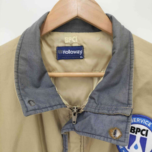 ホロウェイ HOLLOWAY 80s usa製 企業ロゴ ブルゾン メンズ JPN:XL