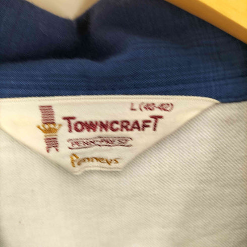 ペニーズタウンクラフト PENNEYS TOWNCRAFT PENN-PREST サニー復刻 オンブレチェック オープンカラーシャツ メンズ import:L