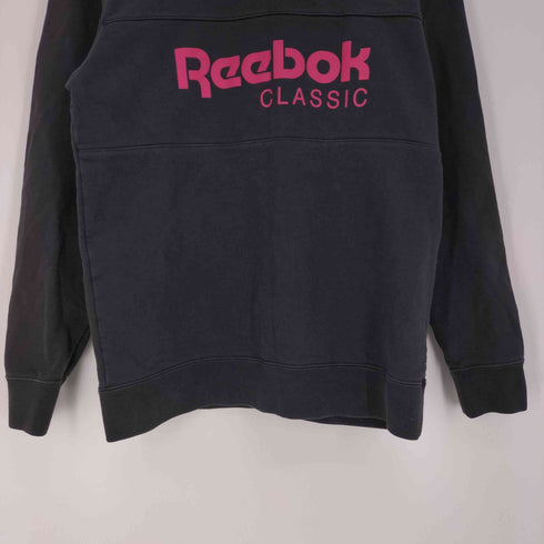 リーボッククラシック REEBOK CLASSIC ロゴプリント 前Vガゼット スイッチング クルーネックスウェット メンズ O