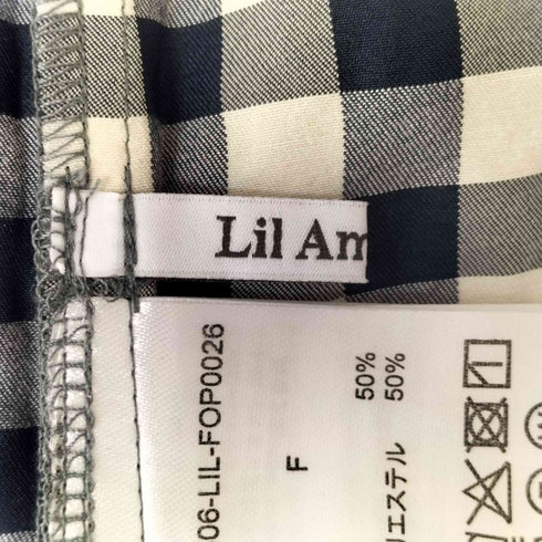 リルアンビション Lil Ambition ギンガムオフショルダーワンピース レディース FREE