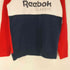 リーボッククラシック REEBOK CLASSIC ロゴプリント 前Vガゼット マルチカラー スイッチング クルーネックスウェット メンズ O
