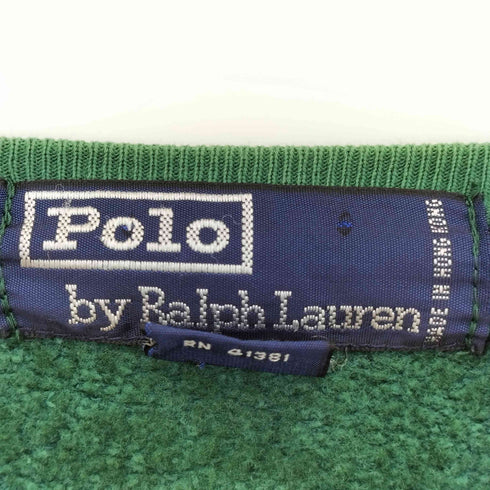 ポロバイラルフローレン Polo by RALPH LAUREN 90s スキーポロベアプリント アクリル混 ラグラン クルーネックスウェット メンズ import:XL