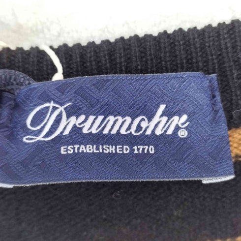 ドルモア Drumohr drum ca bdr カシミヤ ボーダー メンズ EUR:50