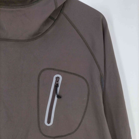 アンドワンダー and wander back nap raising hoodie プルオーバーパーカー メンズ JPN:3