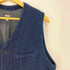 モモタロウジーンズ MOMOTARO JEANS 4B インディゴ染め刺し子ベスト メンズ JPN:46