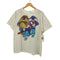 80-90S PEACH ボディ キャラクター プリント Tシャツ シングルステッチ メンズ