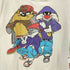 80-90S PEACH ボディ キャラクター プリント Tシャツ シングルステッチ メンズ