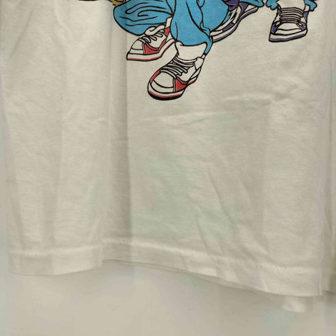 80-90S PEACH ボディ キャラクター プリント Tシャツ シングルステッチ メンズ