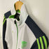 アディダス adidas 選手支給品 非売品 リゾート&スポーツ専門学校プリント ジップアップ ジャージ メンズ JPN:M