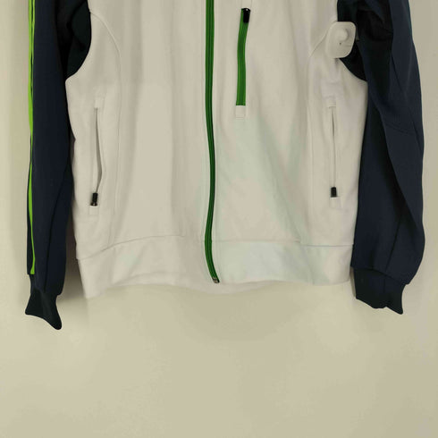 アディダス adidas 選手支給品 非売品 リゾート&スポーツ専門学校プリント ジップアップ ジャージ メンズ JPN:M