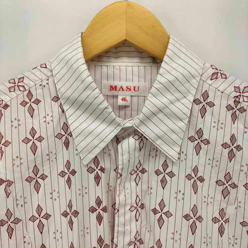 エムエーエスユー MASU 23SS DIAMOND-CUT SHIRT メンズ JPN:46