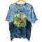 キャラクタープリント タイダイ柄 クルーネックTシャツ メンズ import:L