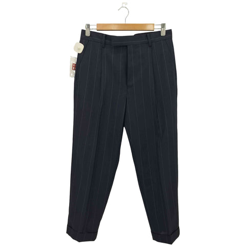 ワコマリア WACKO MARIA ermenegildo zegna タック ストライプ スラックスストレートパンツ メンズ M