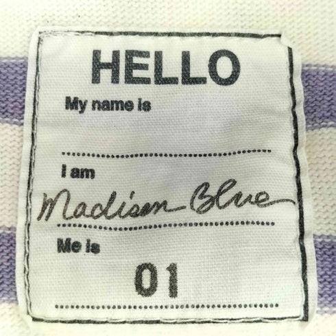 マディソンブルー MADISONBLUE RUGBY SH BORDER メンズ import:S