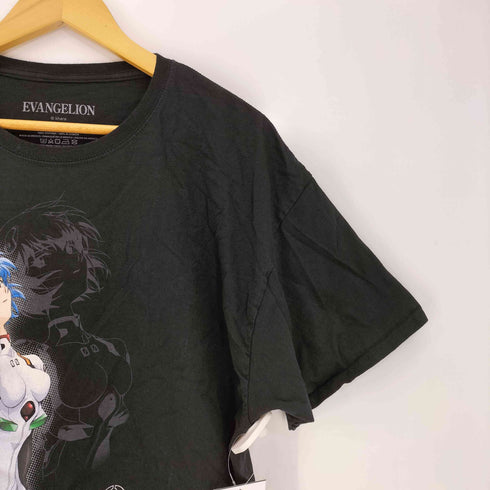 アニメキャラクタープリント クルーネックTシャツ メンズ JPN:XL