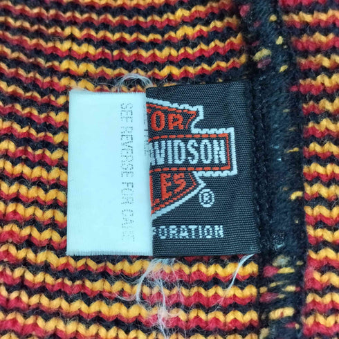 ハーレーダビッドソン HARLEY-DAVIDSON ファイヤー パターン クラッシャー ハット メンズ FREE