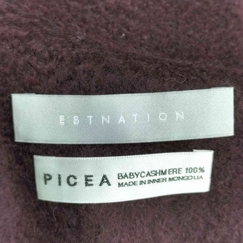 エストネーション ESTNATION picea カシミヤマフラー メンズ